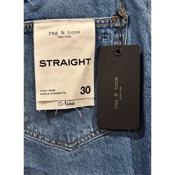RAG & BONE NINA HIGH-RISE ANKLE CIGARETTE ALEXIS NWT Size 30 - Picture 5 of 10